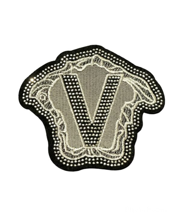 V Badge embroidery patches
