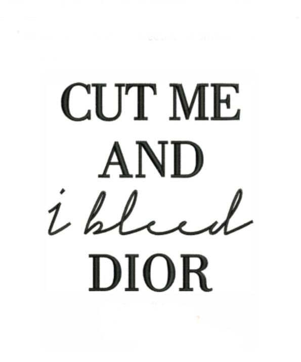 Cut me and embroidery iron on patches