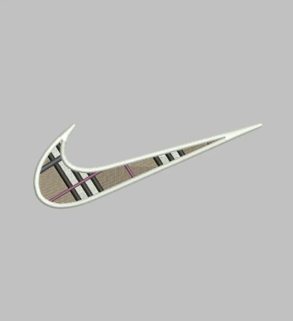 Pattern Swoosh iron on embroidery patches
