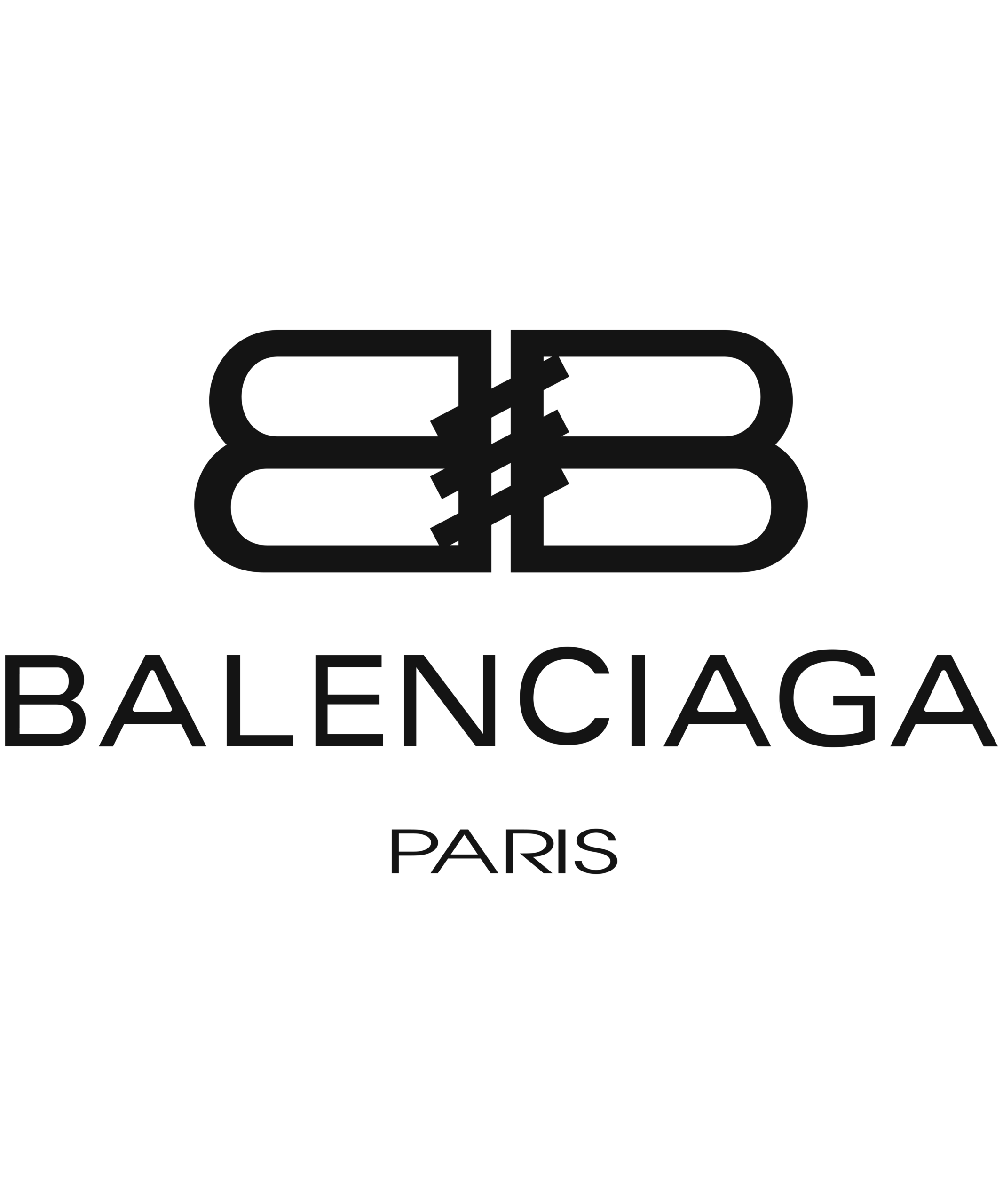 Balenciaga logo black