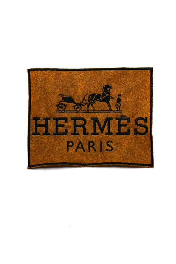 large Felt logo H iron on embroidery patches