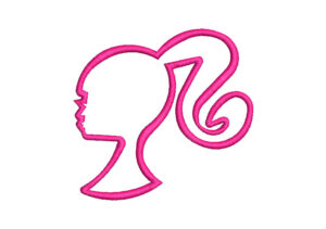 Figure Silhouette Barbie Embroidery Designs