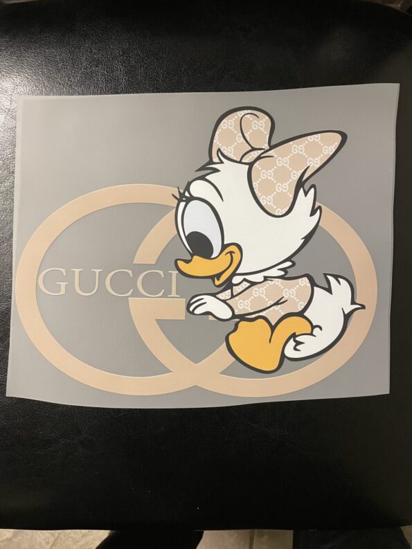 Baby duck design iron on heat transfers