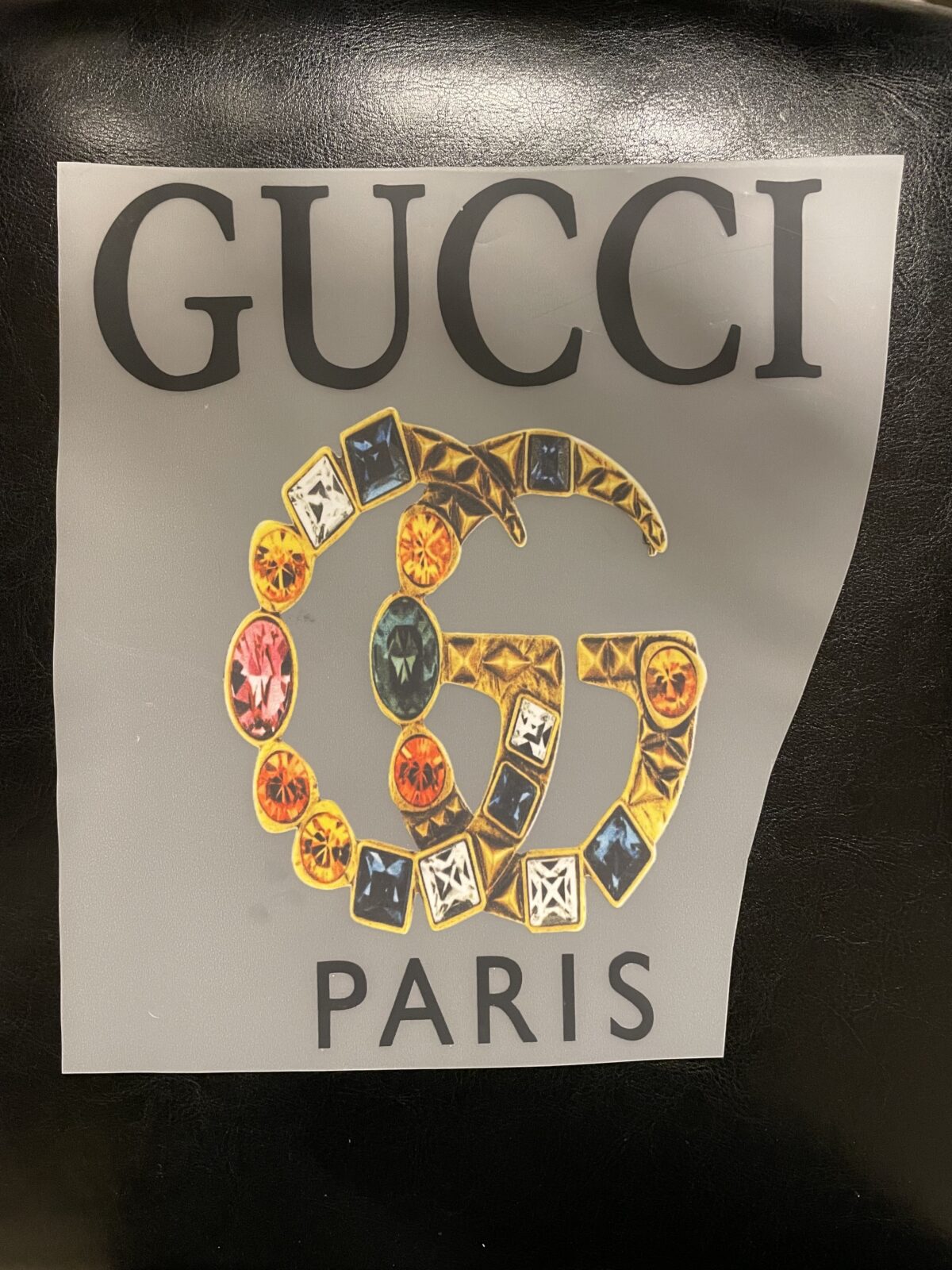 Big G Paris design iron on heat transfers