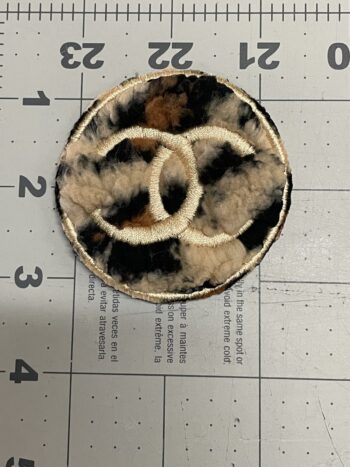 Leopard print Sherpa cc iron on patches