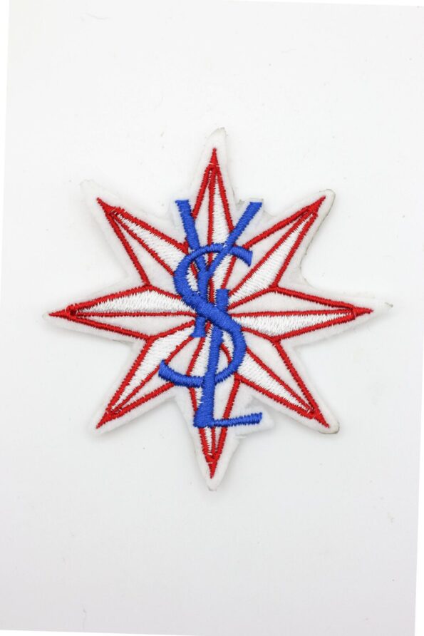 Star Y embroidery iron on patches