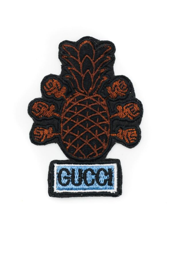 Pinneaple G iron on embroidery patches
