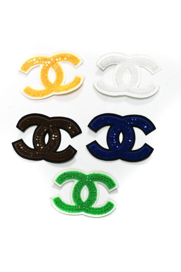 C sequin chenille embroidery patches