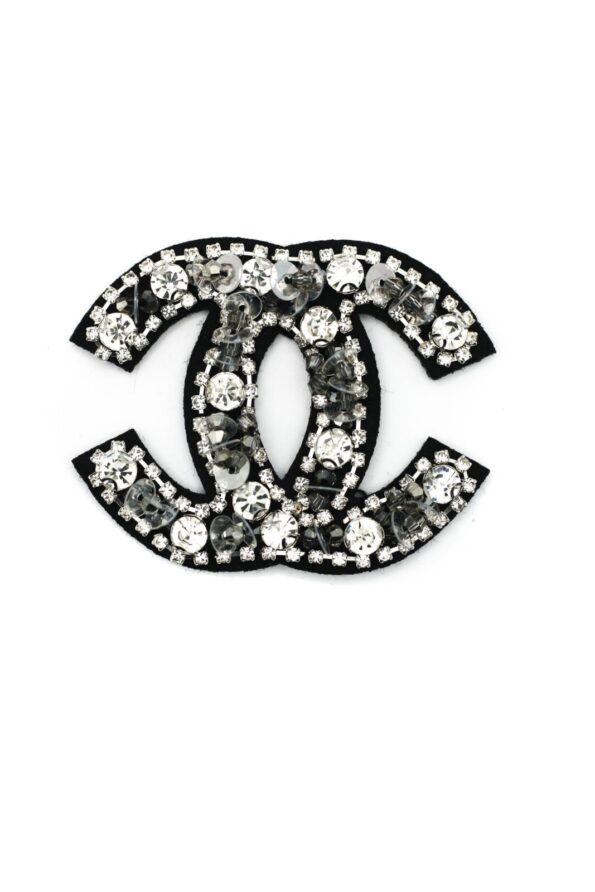 Black Pearl Rhinestone patches