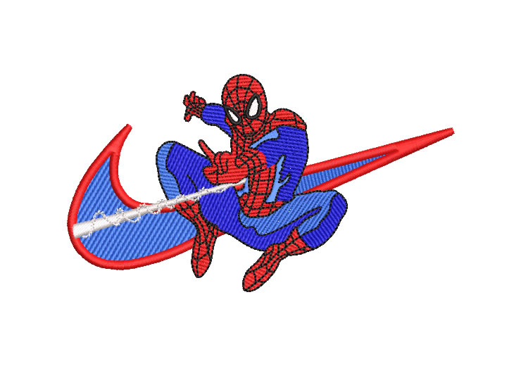 Spider Man Nike Embroidery Designs