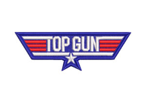 Top Gun Logo Embroidery Designs