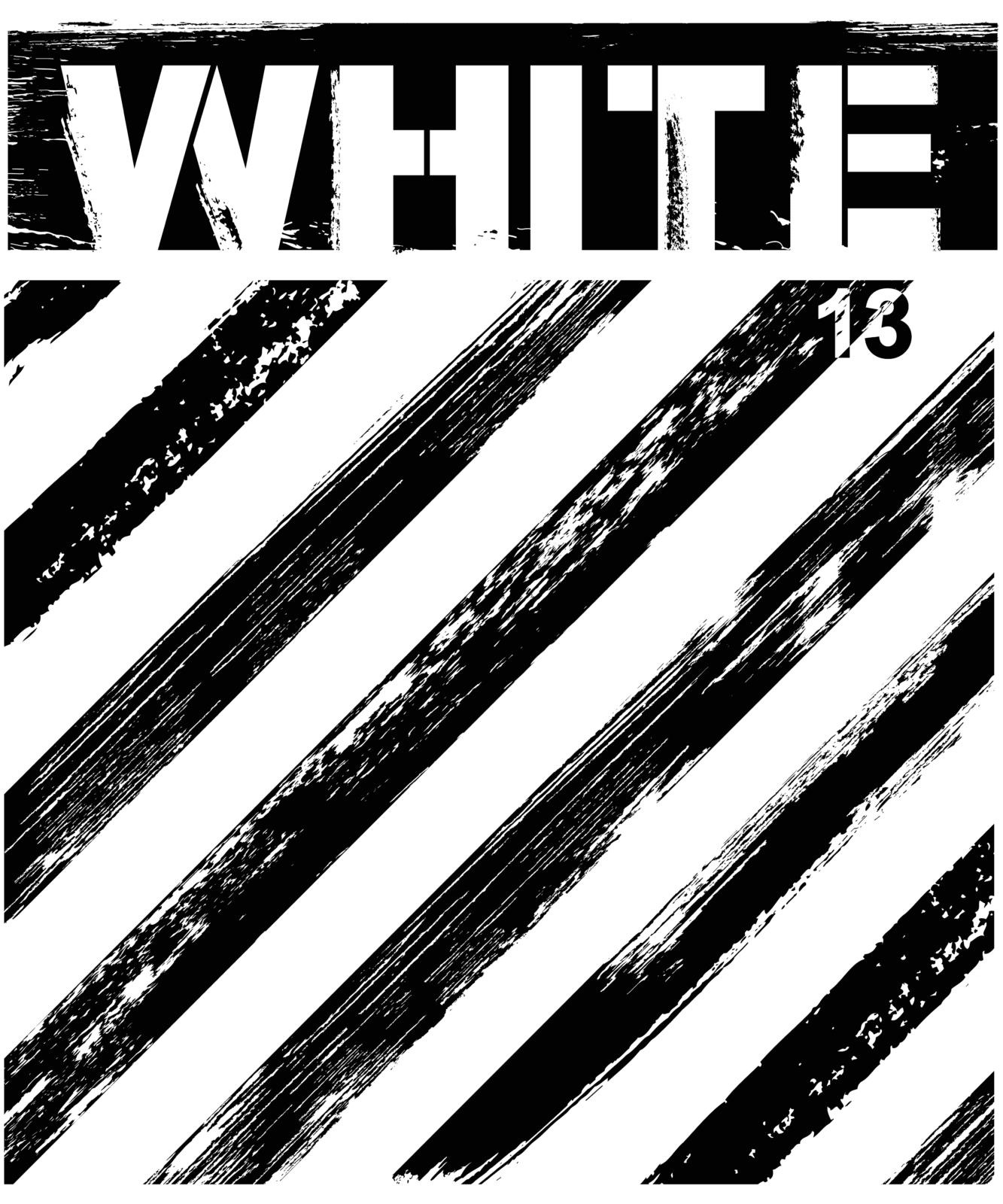 White 13 iron on heat transfers