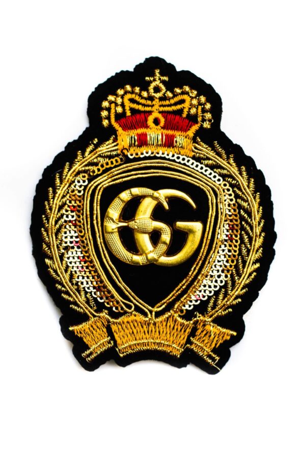 Metal Badge embroidery patches