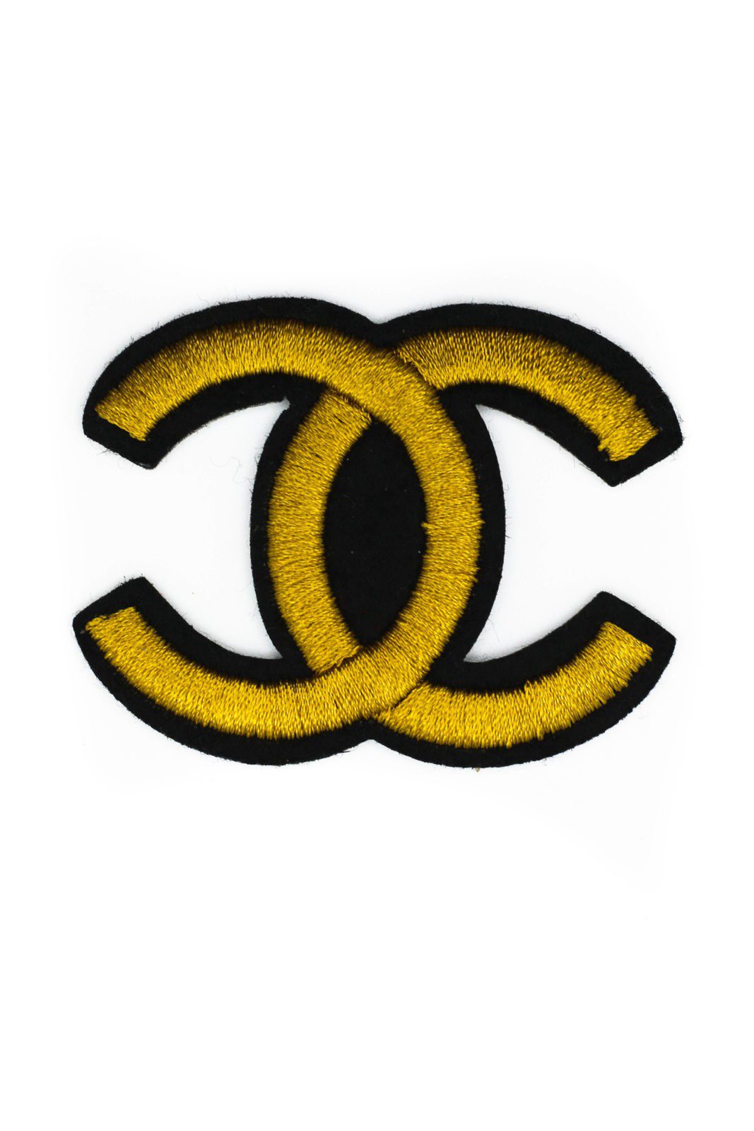 Gold Iron on embroidery patches