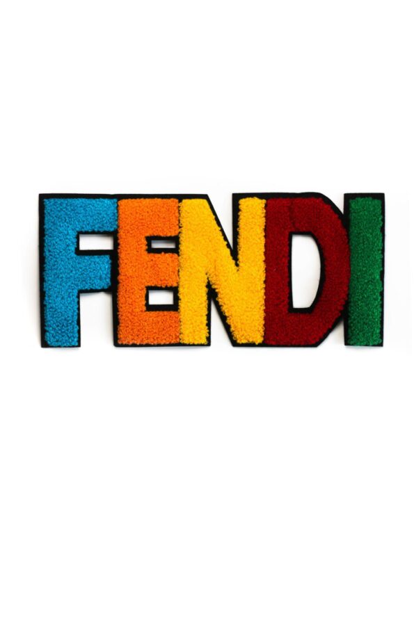 Large Chenille Patches Colorful iron on