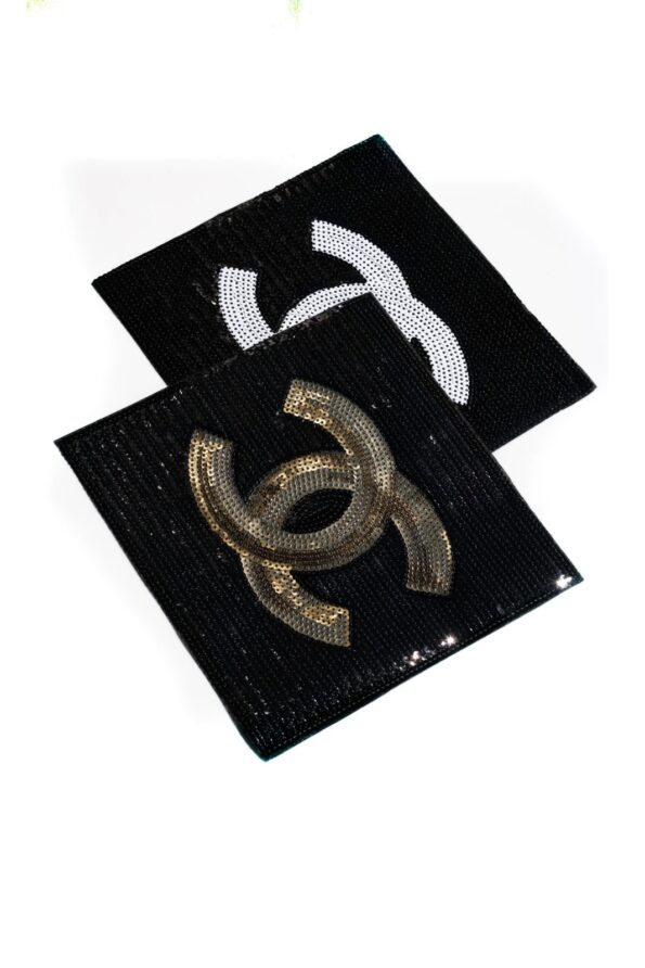 large embroidered sequin patches