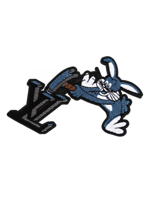 Bunny Letterman letters iron on chenille patches