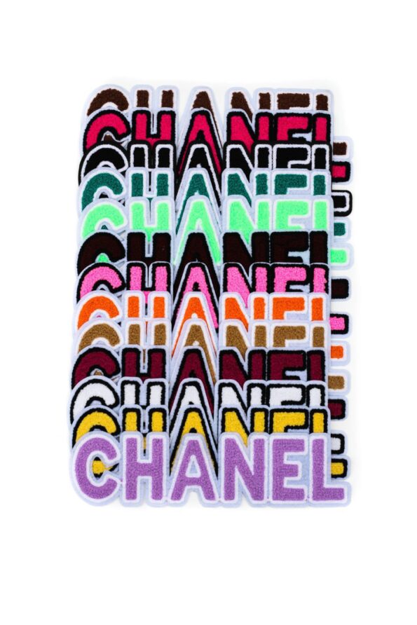 Cute bright color iron on chenille patches