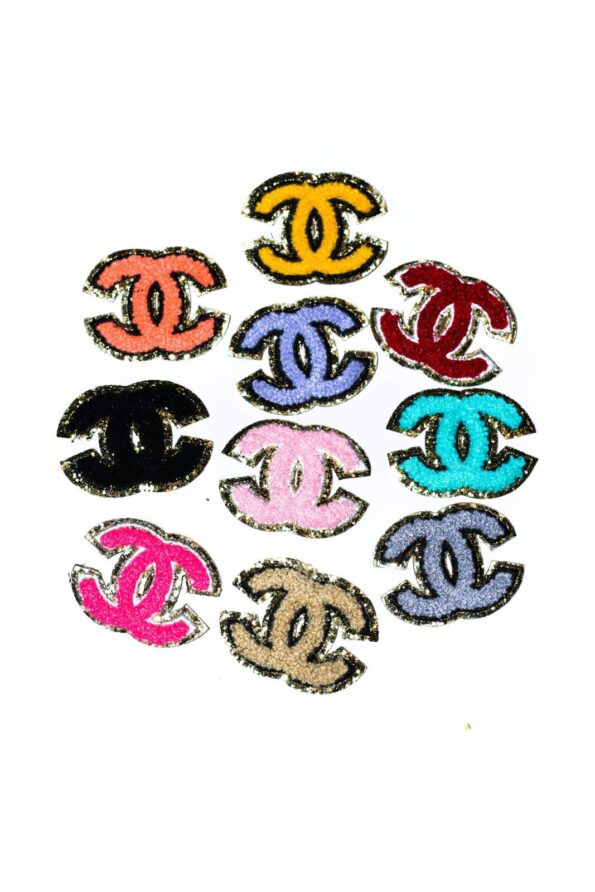 Glitter Brilliant Iron on Chenille patches