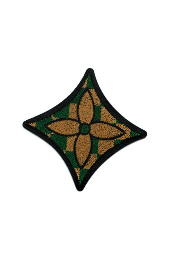 Pattern smooth chenille iron on patches