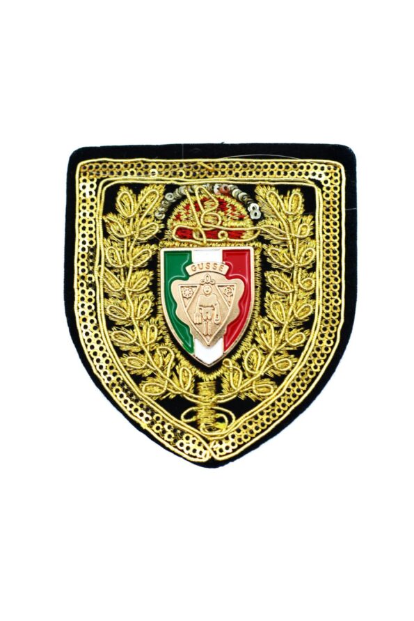 Gold Badge sequin embroidery patches