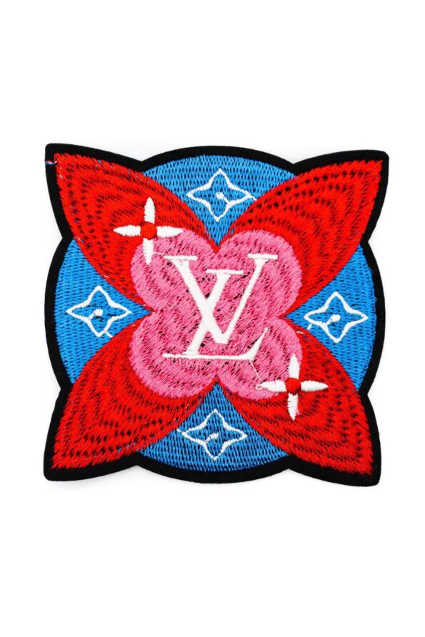 Red And Blue Iron on Embroidery patches