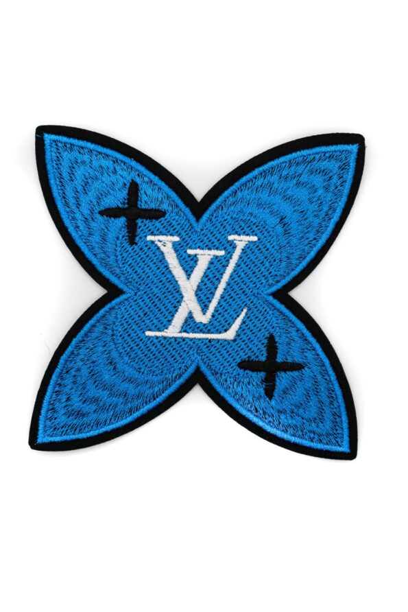 Blue Iron on Embroidery patches