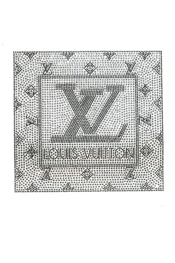 Pattern iron on rhinestone appliques