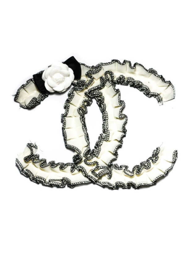 White Fashion lace sew on patches