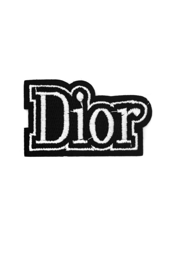 Black Dr embroidered Iron on patches