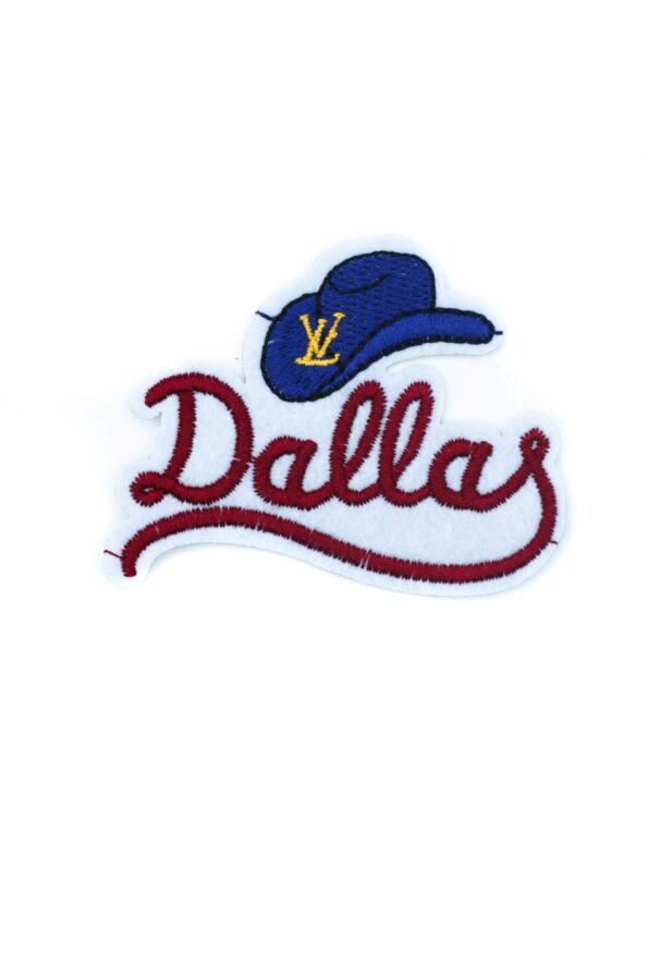 Dallas embroidered iron on patches