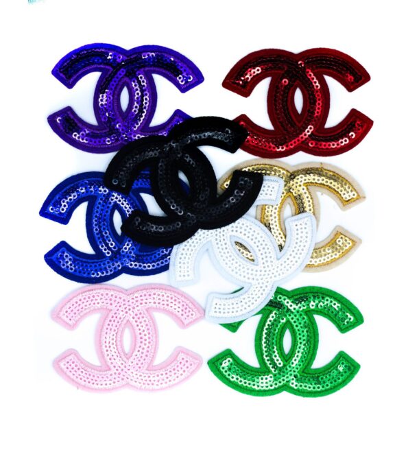 Sparkle Iron on sequin embroidery patches