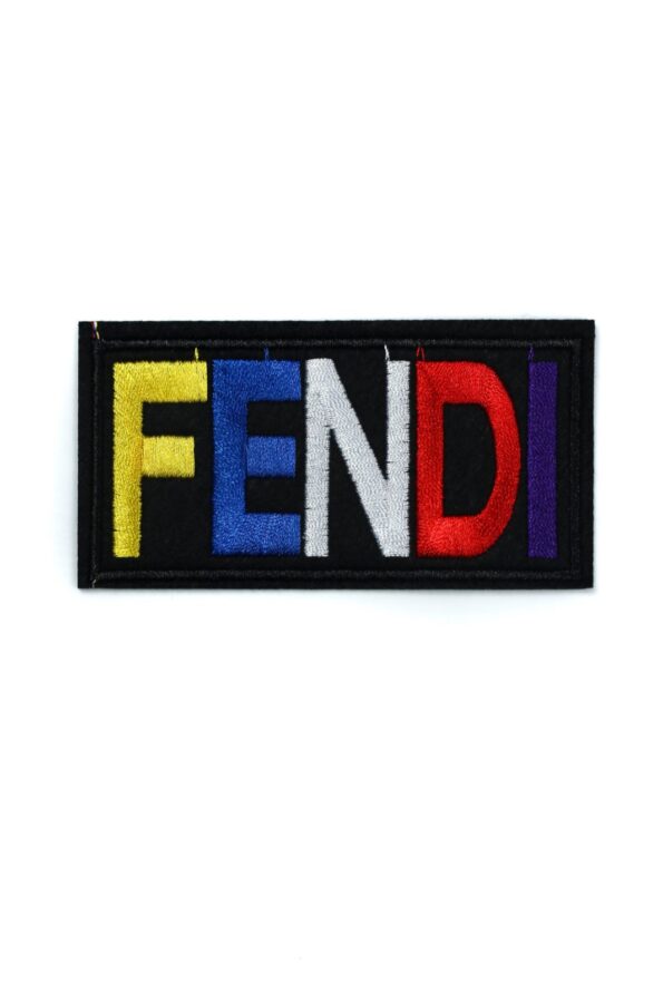 Letter Colorful iron on embroidered Patches