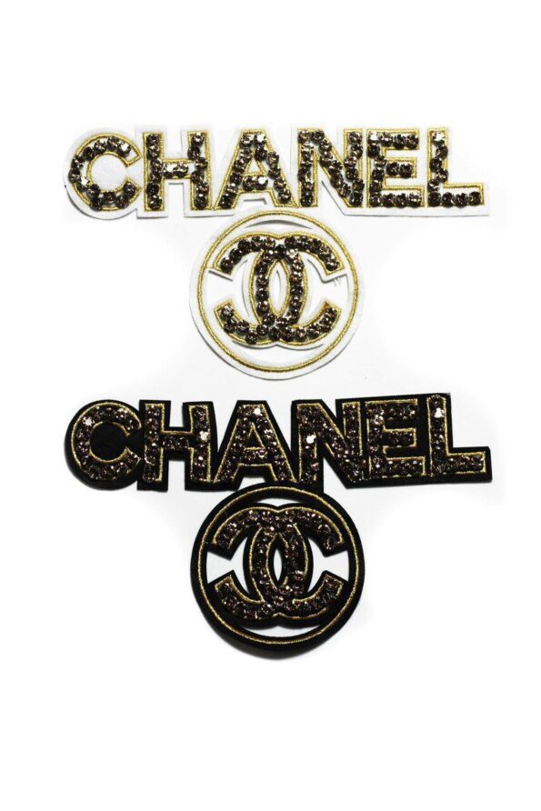 Letter Rhinestone pearl beaded patch