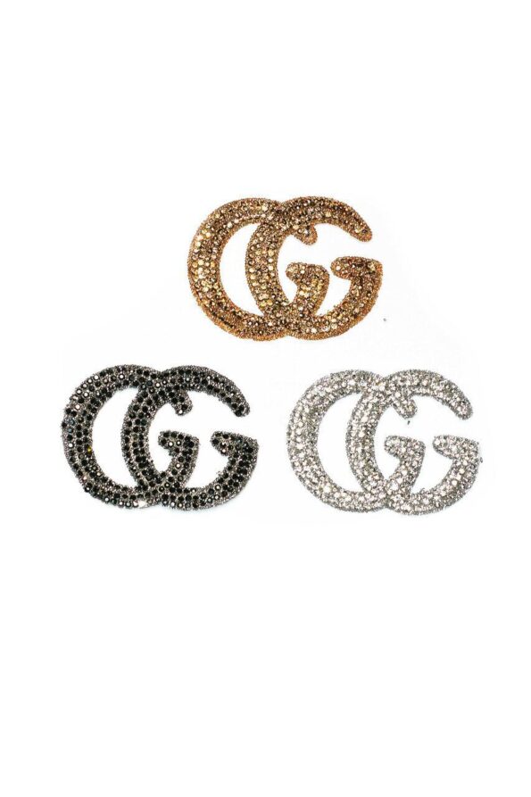 iron on G Rhinestone Iron on appliqué