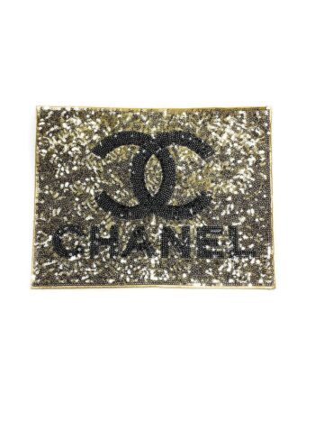 Jazz up large gold iron on sequin patches