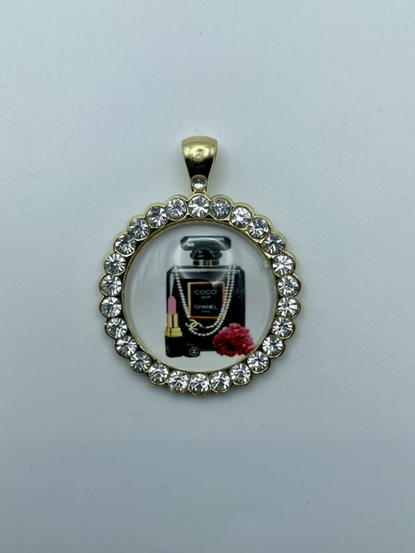 CC perfume pattern charm