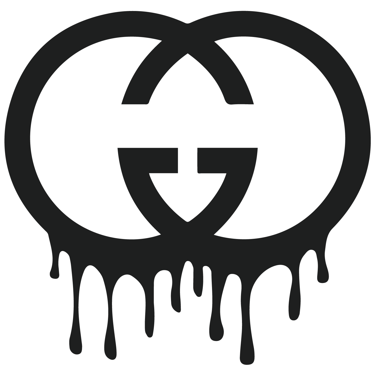 GG drip iron on heat transfers