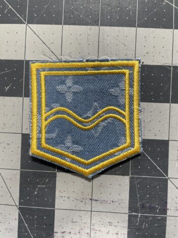 Pocket pattern iron on embroidery patches