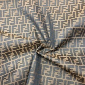 FF Brown pattern fabric