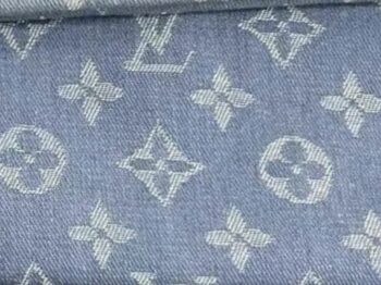 Blue Denim pattern fabric