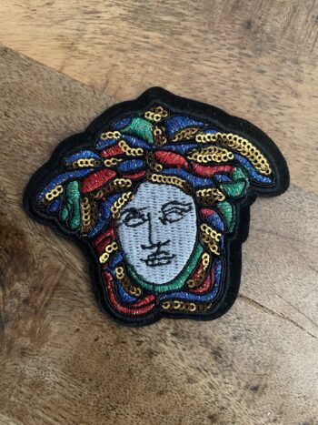 V badge embroidery patches 6