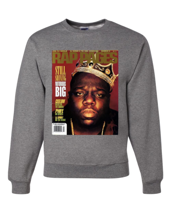 Hip-hop Biggie graphic sweater