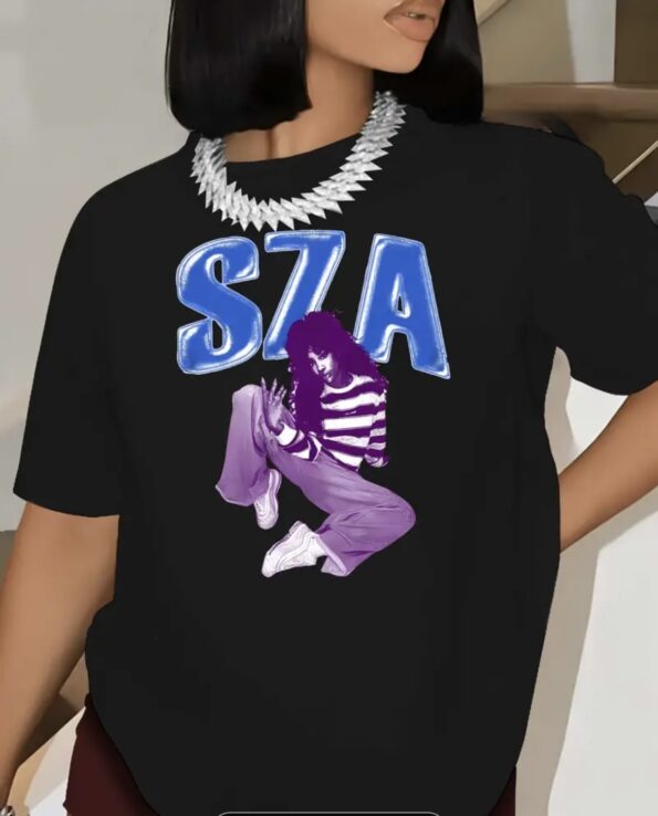 SZA blue graphic tee