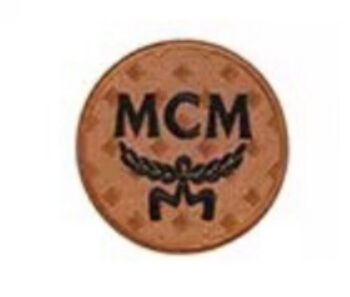 M Round iron on embroidery patches