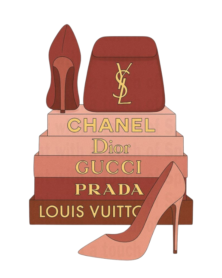 Brown multi iron on heat transfers