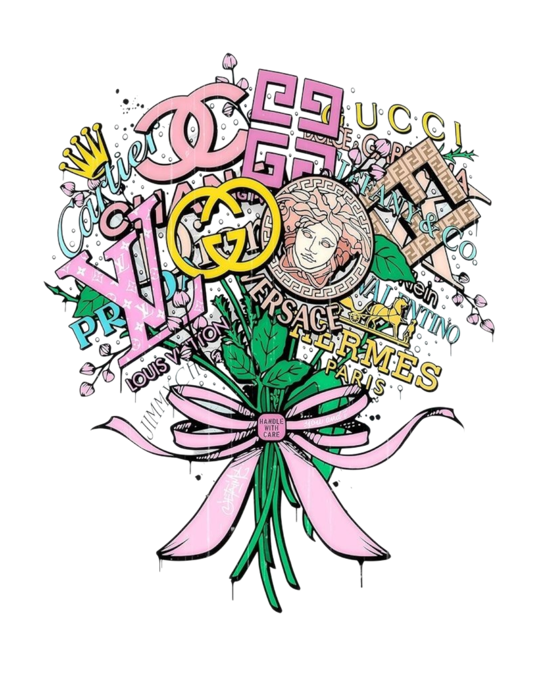 Logo iron on heat transfers