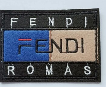 F Iron on Embroidered patch