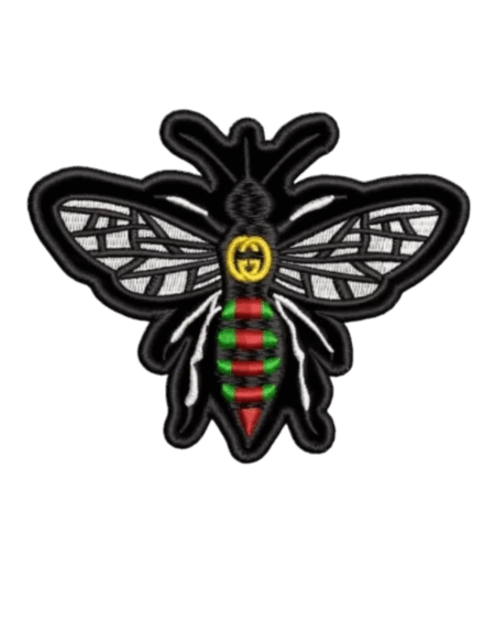 Bee embroidery iron on patches