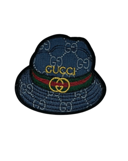 Bucket hat embroidery patches